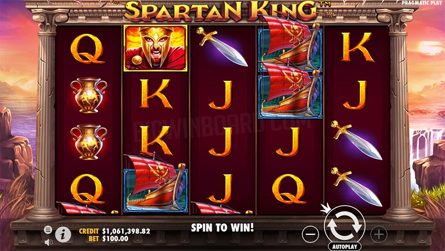 spartan king slot